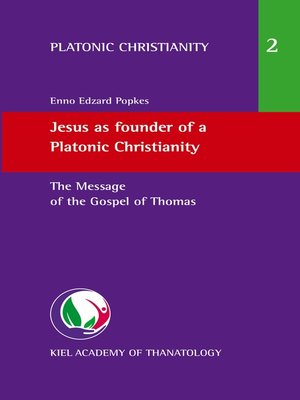 cover image of Jesus as founder of a Platonic Christianity